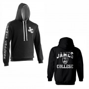 James College Two Tone Full Zip Hooded Sweatshirt